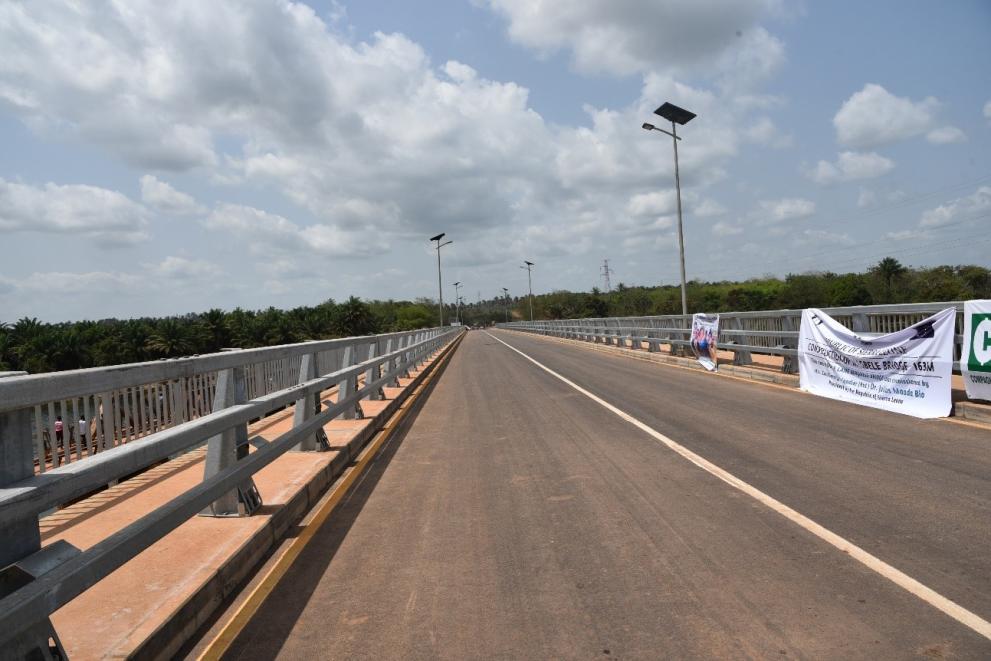 Magbele bridge inauguration